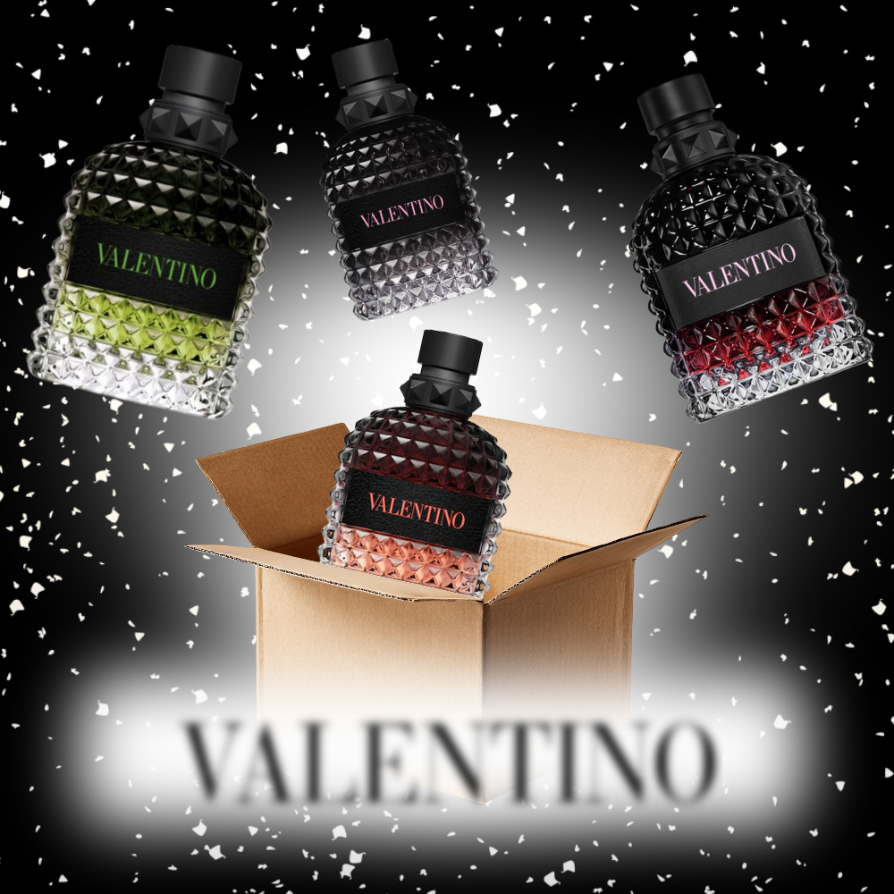 4x Valentino Cologne Box